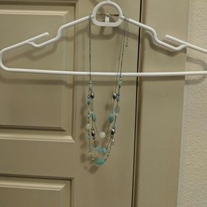 Aqua Layered Necklace